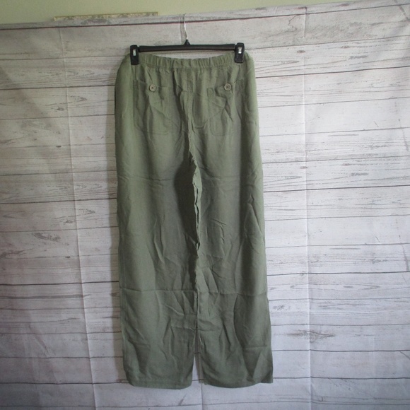 NWT - JONES New York green casual pants w/stretch waist - sz 16 - MSRP $79.00 - Picture 3 of 3